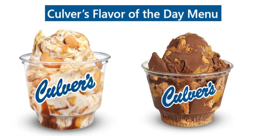 Culver's Flavor of the Day With Prices - 2026
